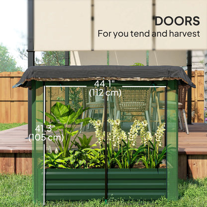 Galvanized Steel Planter Box, Raised Garden Bed, Flowers, Vegs, Herbs Raised Garden Beds at Gallery Canada