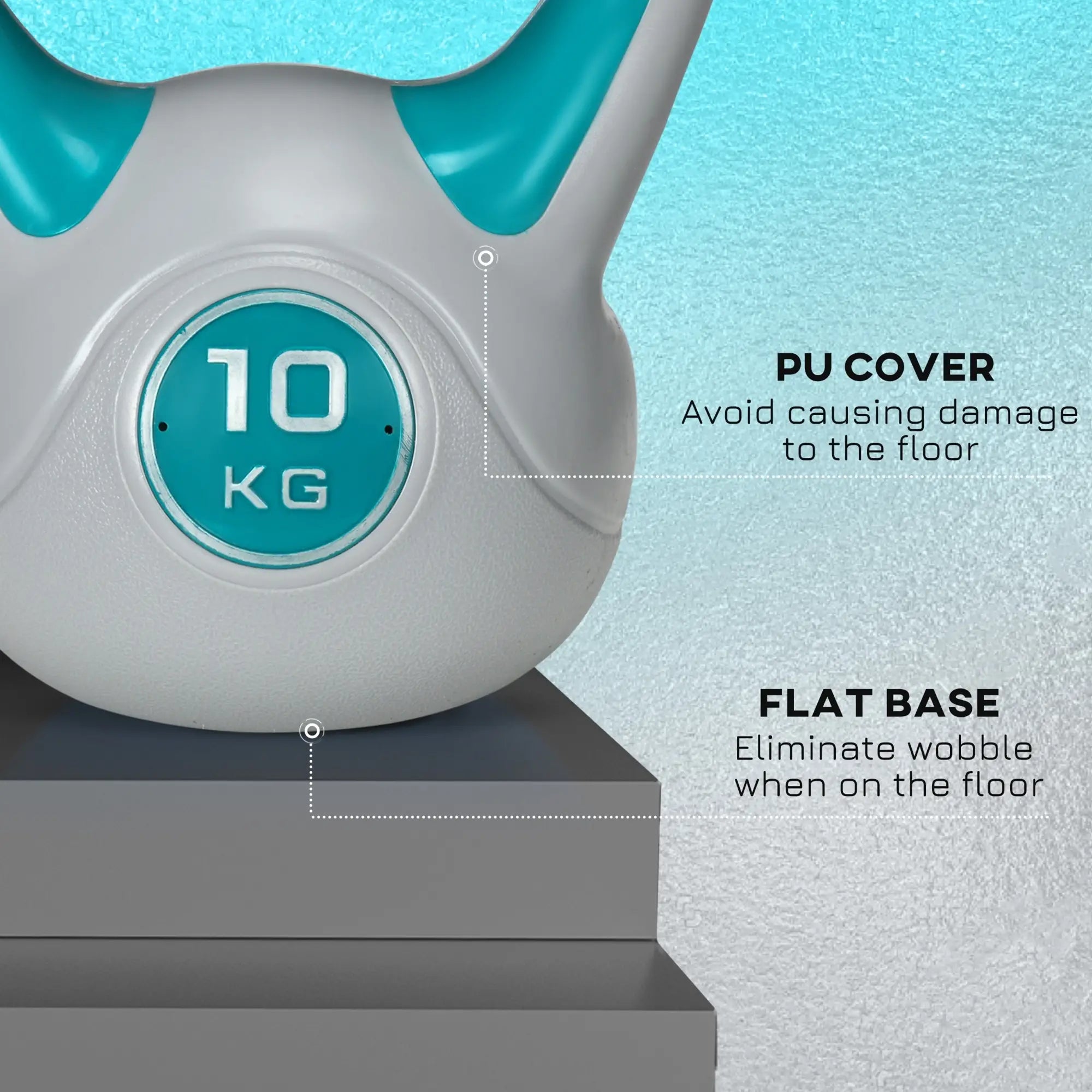 22 Lb Soft Kettlebell, Sand Filled Weight, Light Blue Strength Training Equipment at Gallery Canada