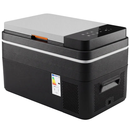 12 Volt Car Refrigerator, 32QT, App Control, 12/24V DC, 100-240V AC, Black Car Coolers Black, Grey at Gallery Canada