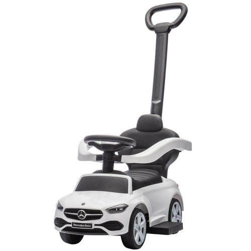 Mercedes-Benz 2-in-1 Toddler Push Car, White