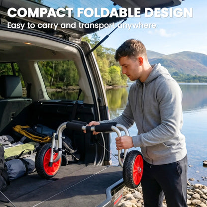Kayak Cart Canoe Dolly, Aluminum Frame Folding Design, Paddleboard Trolley Kayak Carts at Gallery Canada