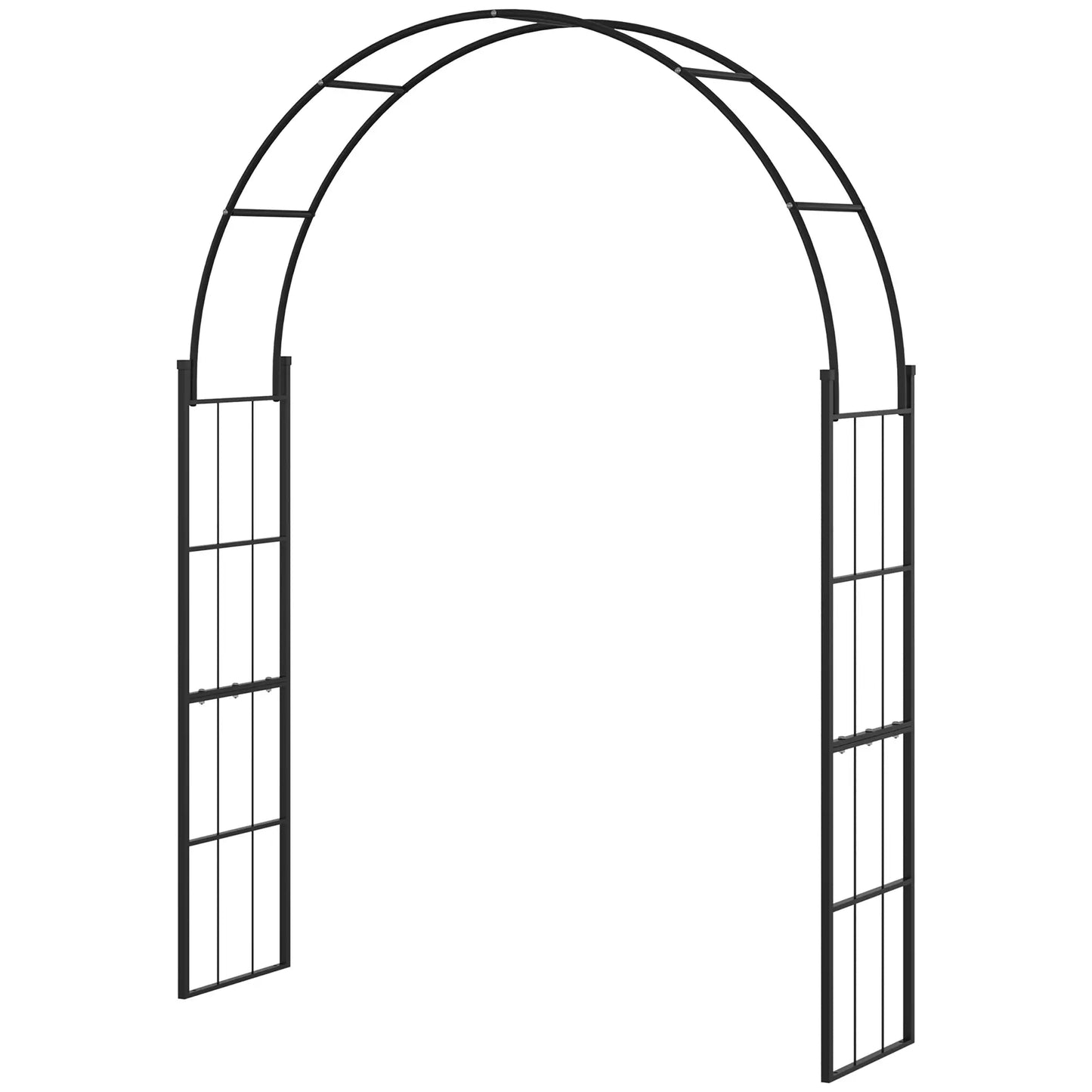7FT Garden Arch Trellis, Outdoor Wedding Arbor, Climbing Roses Vines Plants Garden Arches at Gallery Canada