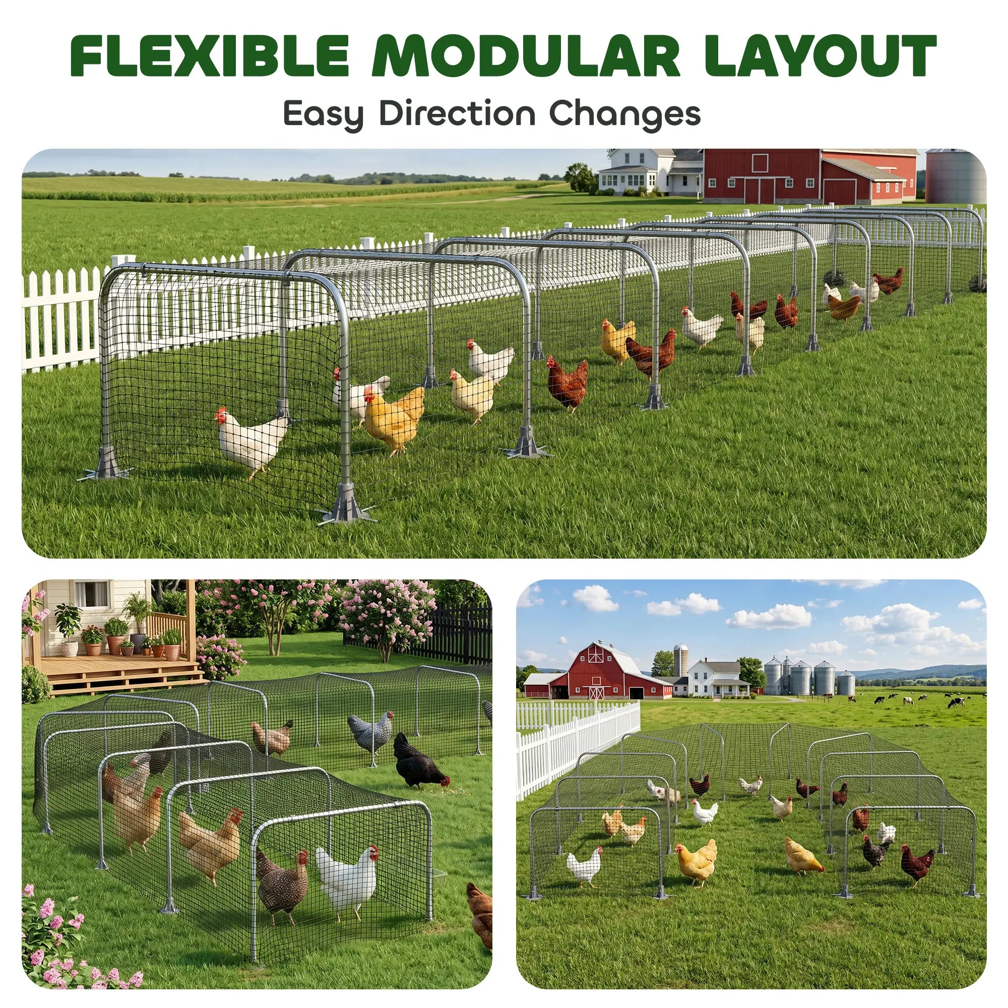 Extra Long Chicken Tunnel for Outside, 354