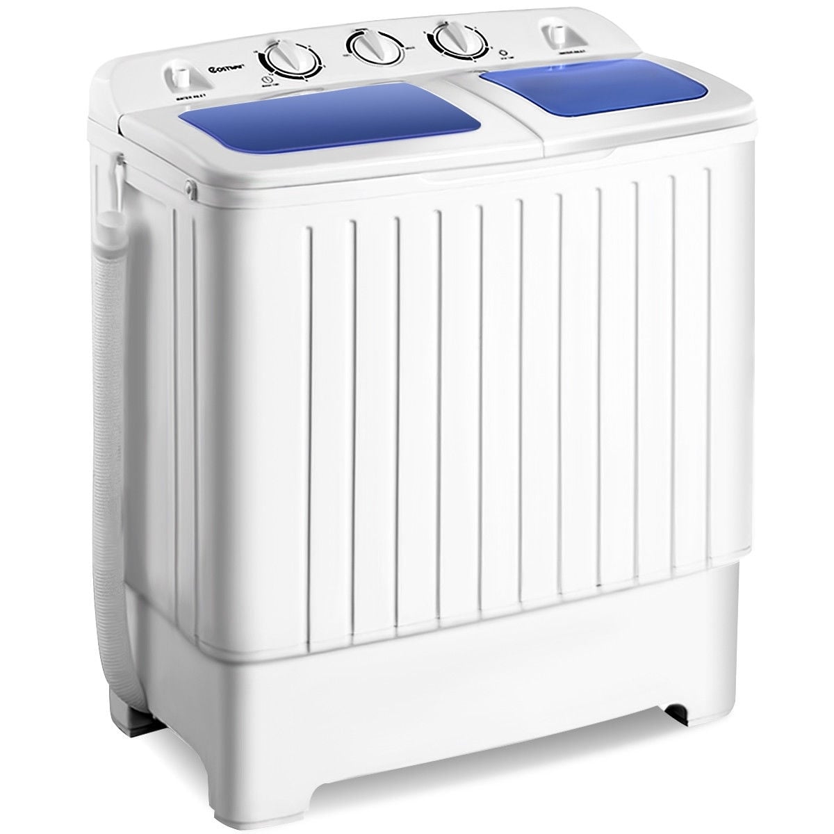 20 Lbs Compact Twin Tub Washing Machine, White Washing Machines White at Gallery Canada