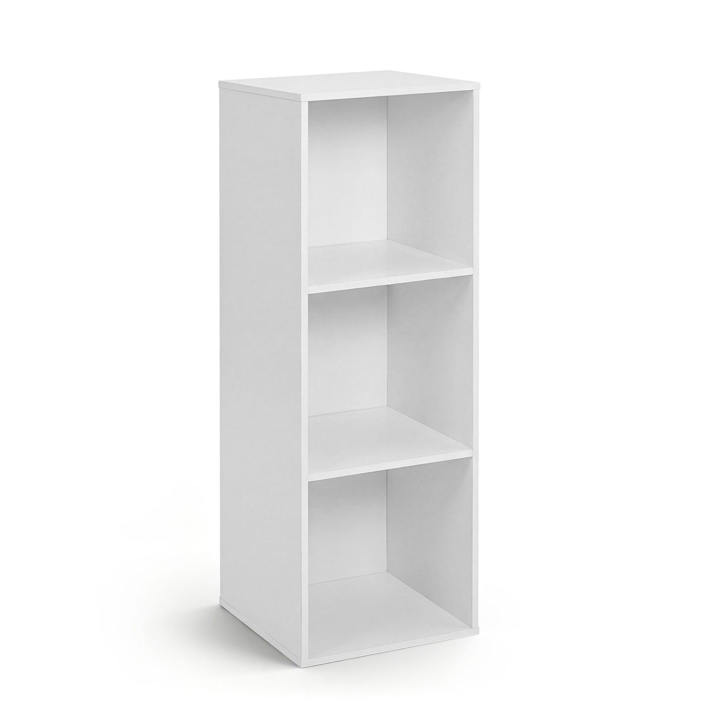 3-Cube Bookcase Storage Organizer with Anti-Tipping Kit, White
