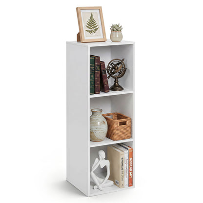 3-Cube Bookcase Storage Organizer with Anti-Tipping Kit, White