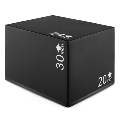 3 In 1 Foam Plyometric Box, 3 Heights, Easy Clean PU Cover, 30 inches Sport Equipments at Gallery Canada