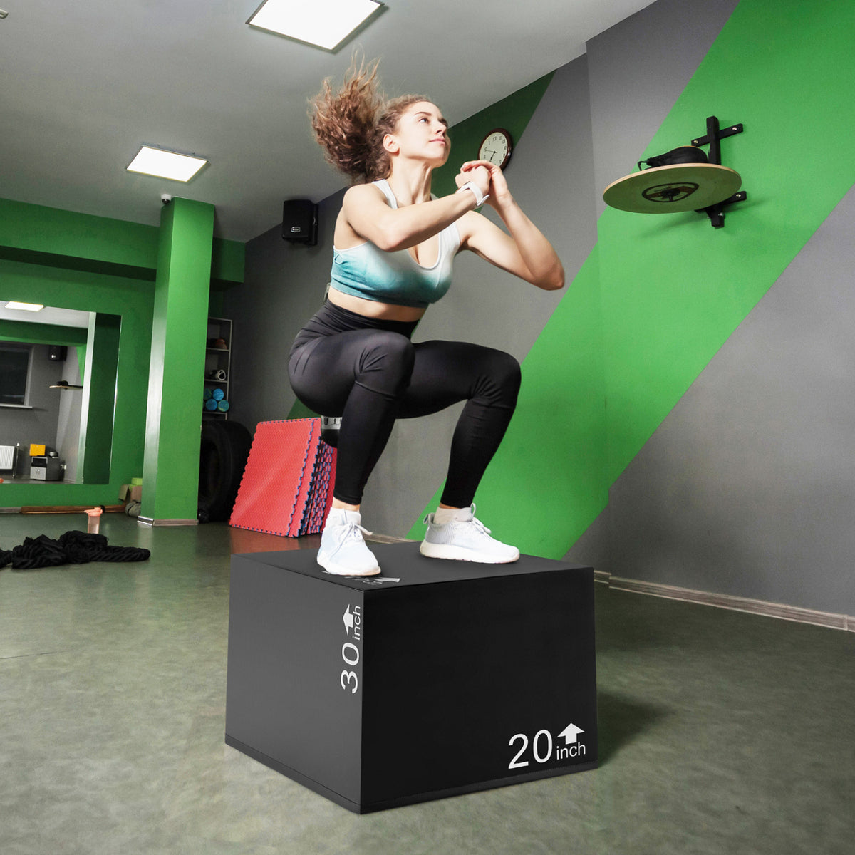 3 In 1 Foam Plyometric Box, 3 Heights, Easy Clean PU Cover, 30 inches Sport Equipments at Gallery Canada