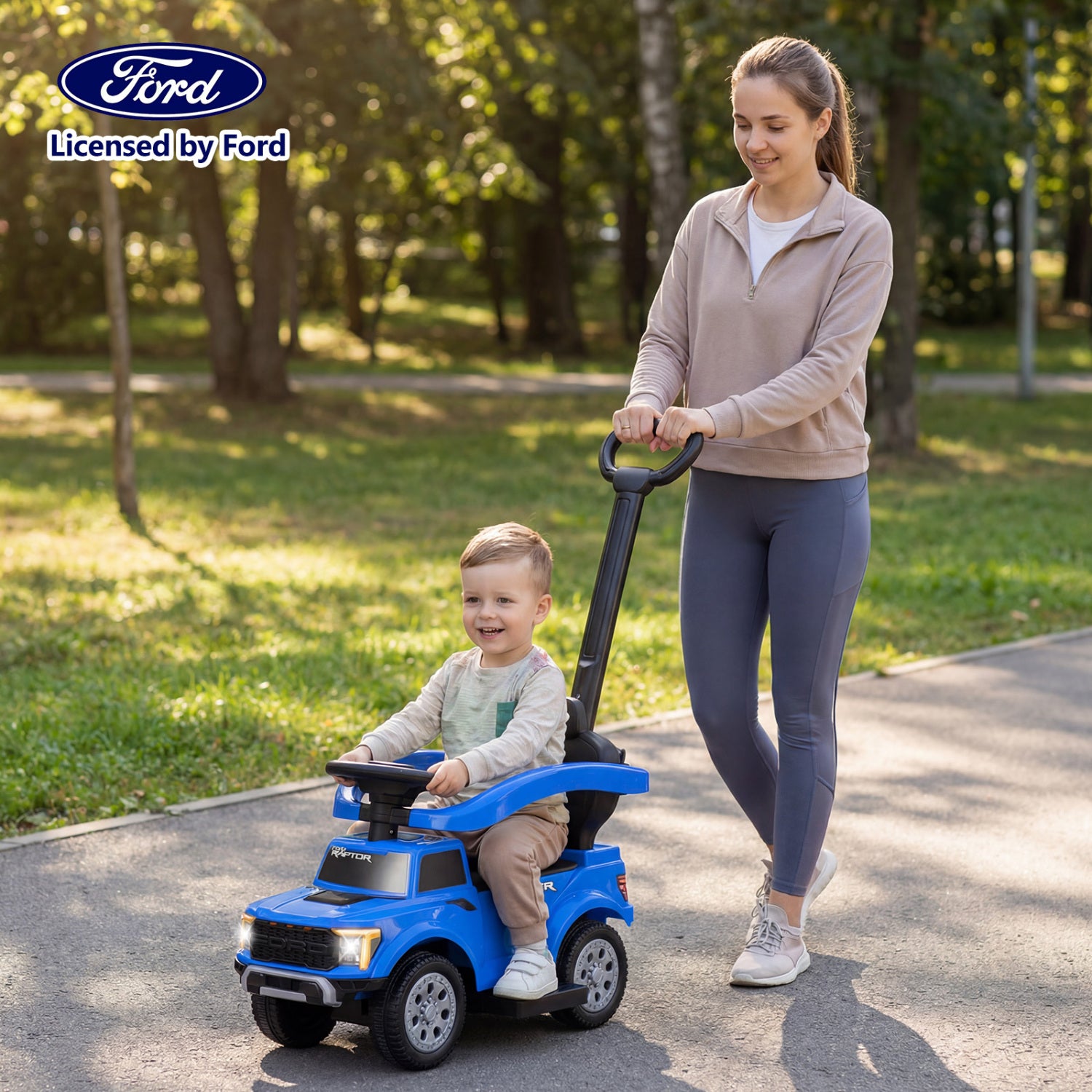 Licensed Ford Push Car for Toddlers Push & Pedal Ride On Toys at Gallery Canada