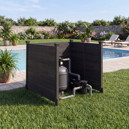 3-Panel Outdoor Privacy AC Fence Decorative Fencing & Flooring at Gallery Canada