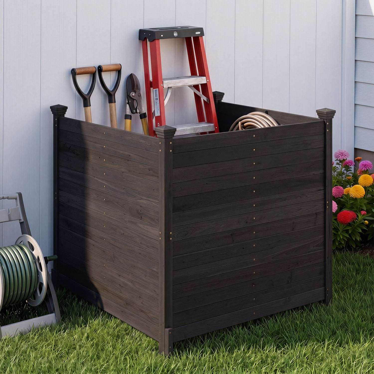 3-Panel Outdoor Privacy AC Fence Decorative Fencing & Flooring at Gallery Canada