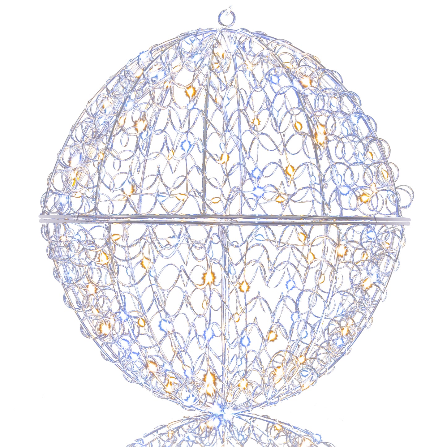 3 Pcs Large Christmas Balls, Metal Sphere Lights, 435 LEDs Christmas Decor & Accessories at Gallery Canada
