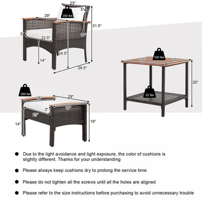3-Piece Patio Lounge Set, Umbrella & Side Table Patio Conversation Sets at Gallery Canada