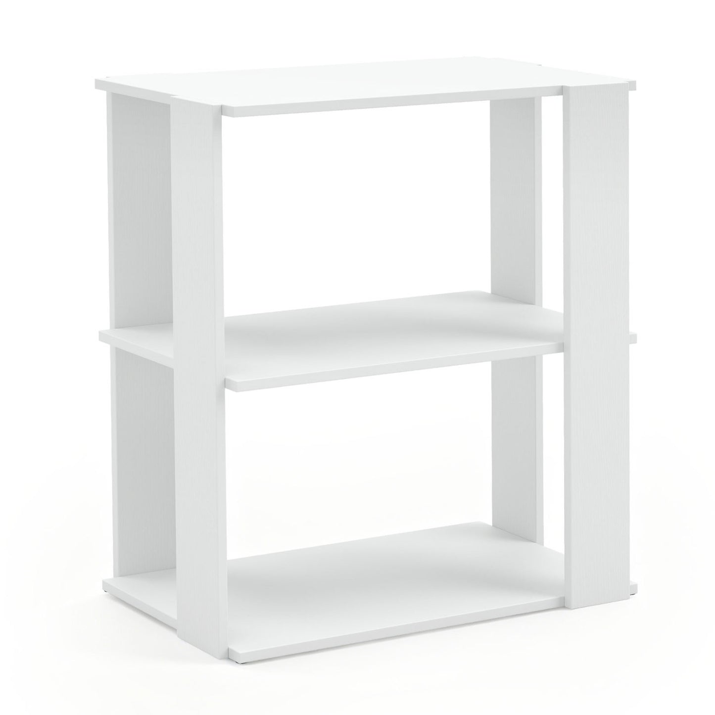 3-Tier Shoe Rack Set of 2 with Stackable Design and Anti-Tipping Device for Closet, White Shoe Racks & Storage Benches at Gallery Canada