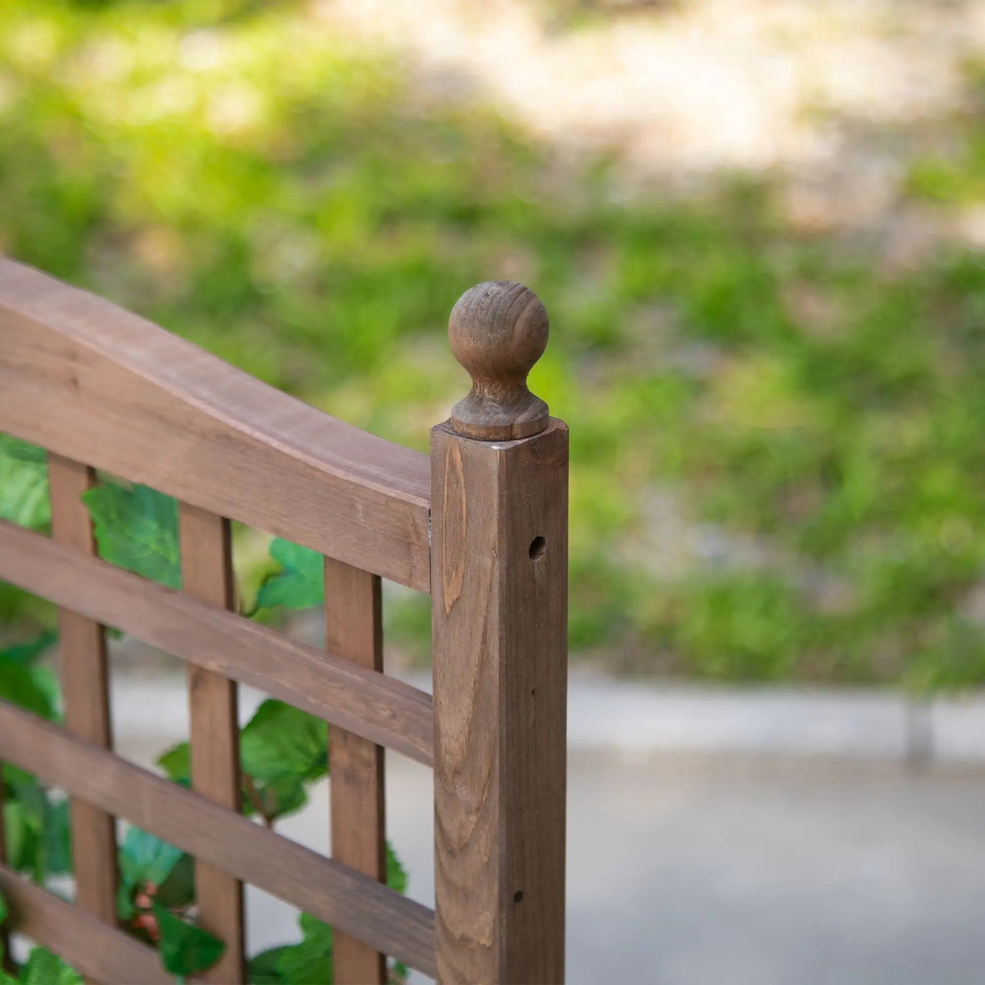 Raised Garden Bed with Trellis, Wood Planter Box, 25.2