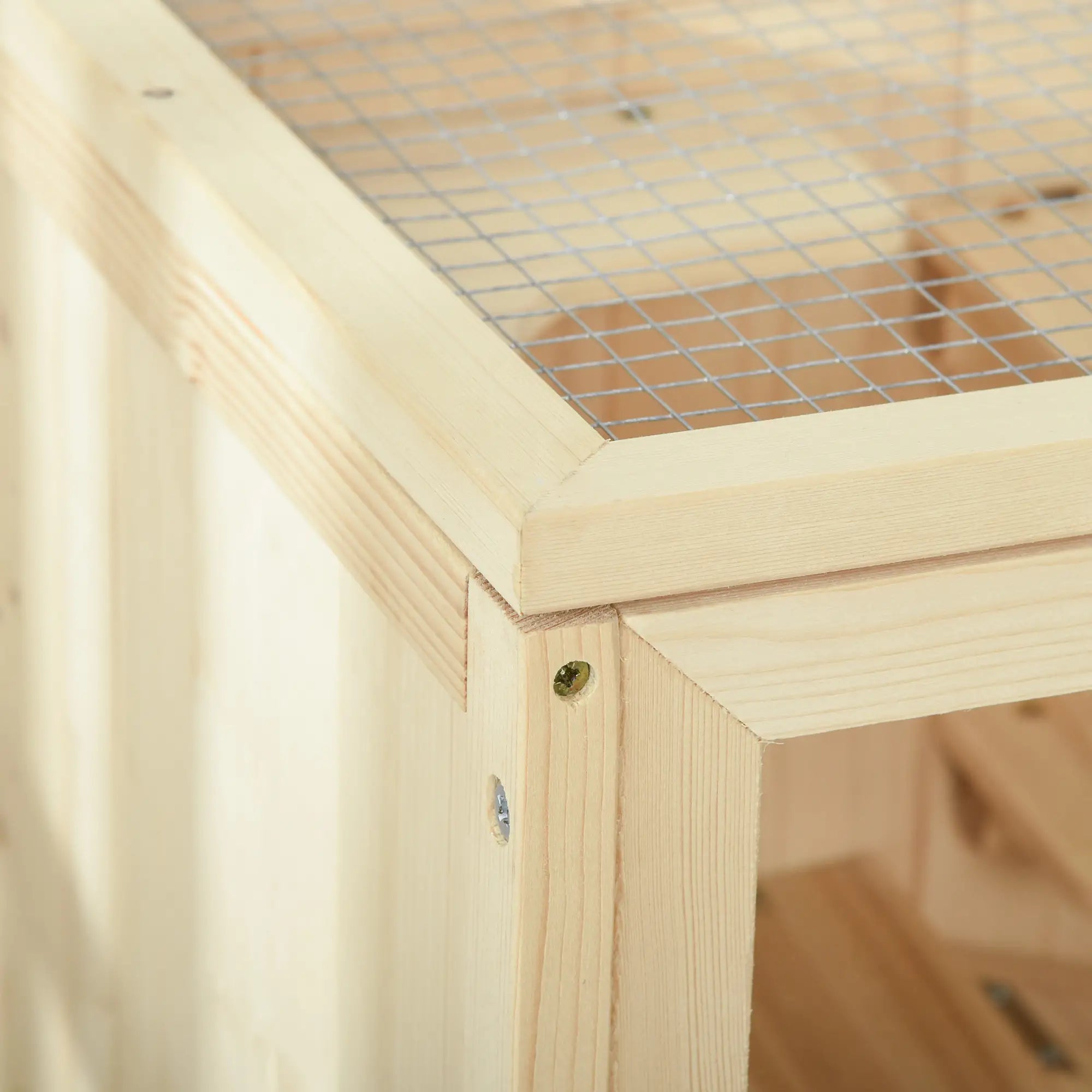 3 Tier Fir Wood Hamster Cage, Small Animals Play House, Exercise Center Hamster Cages at Gallery Canada