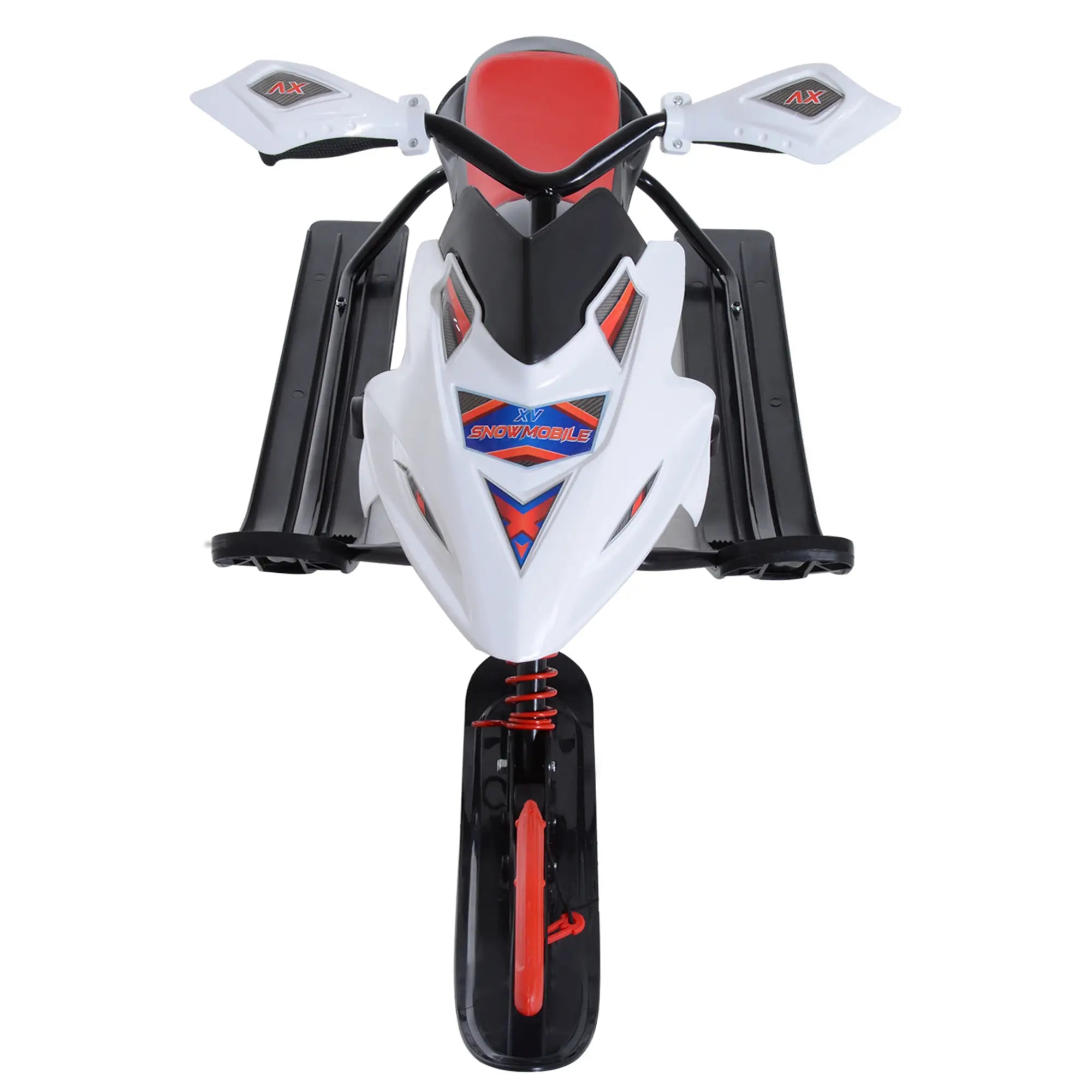 Kids Snow Racer Sled, Padded Rubber Seat, Wind Shield Handle, Anti-Slip Pedal Snow Scooters at Gallery Canada
