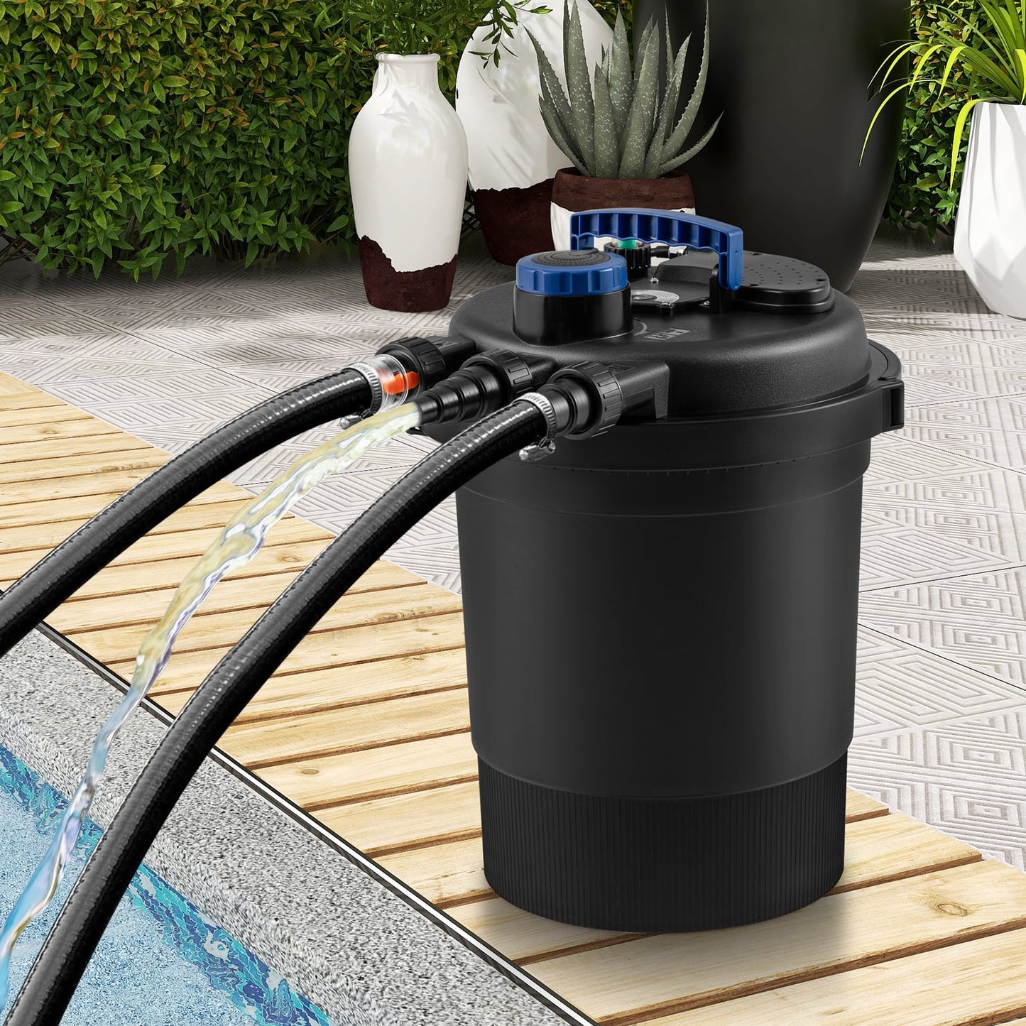 4000 Gallon Pond Pressure Bio Filter With 13W UV Light Watering & Irrigation at Gallery Canada