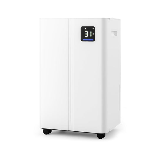54 Pints Dehumidifier, 4500 Sq.Ft, 3 Modes, White Dehumidifiers White at Gallery Canada