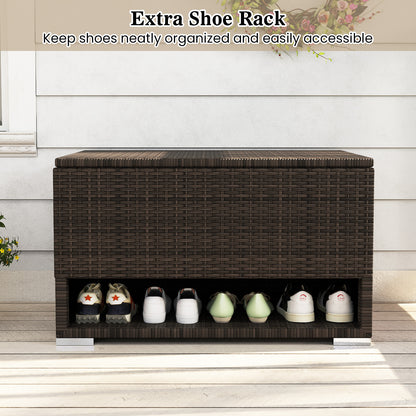 Rattan Storage Bin, Waterproof Liner, Patio Cushions, Brown Sheds & Outdoor Storage at Gallery Canada