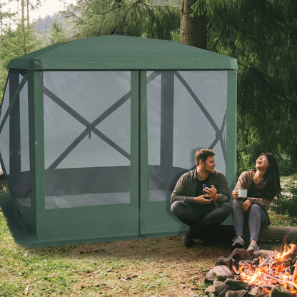 Pop-Up Tent, Foldable, Zippered Door, Ground Stakes, Fits 3-4 People, Green Pop Up Canopies at Gallery Canada