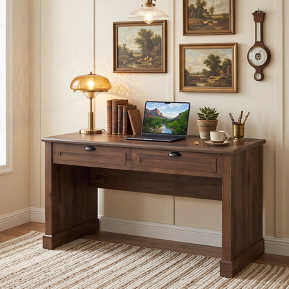 48" Bureau de ferme, Brun