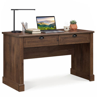 48" Bureau de ferme, Brun