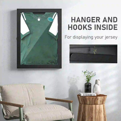 28" x 35" Hockey Jersey Frame, Basketball Football Baseball, Black Jersey Display Cases at Gallery Canada