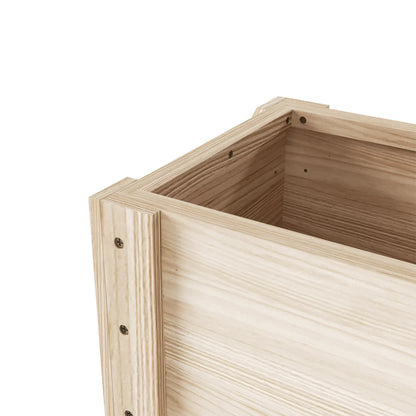 3.3 x 1.2 x 1.2 ft Raised Garden Bed Planter, Natural Wooden Planter Boxes at Gallery Canada