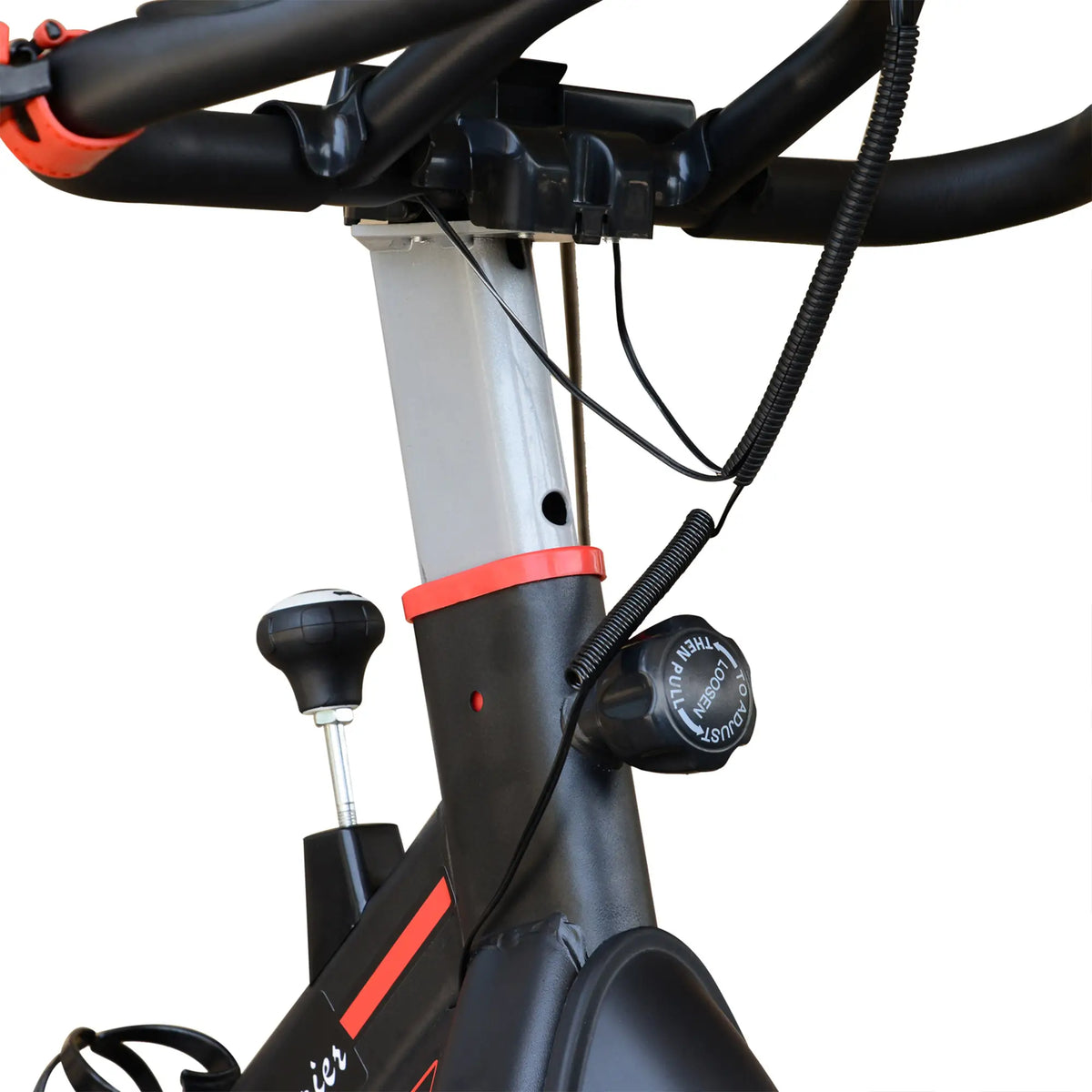 Upright Stationary Exercise Bike, Adjustable Resistance, LCD Monitor, Black Exercise & Stationary Bikes at Gallery Canada