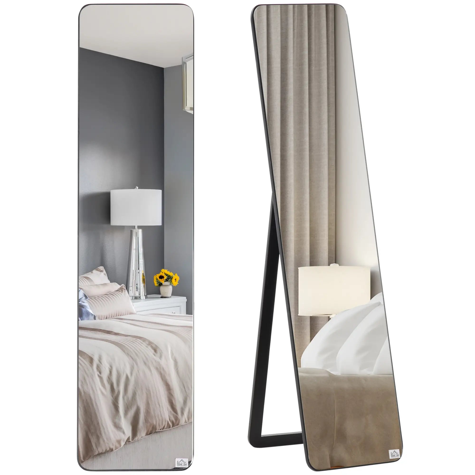 Full Length Mirror, Free Standing, Wood Frame, 15
