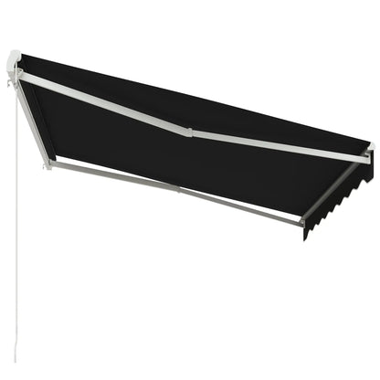 Electric Retractable Awning 10' x 8' With Remote, UV Protection, Black Deck Awnings Black at Gallery Canada