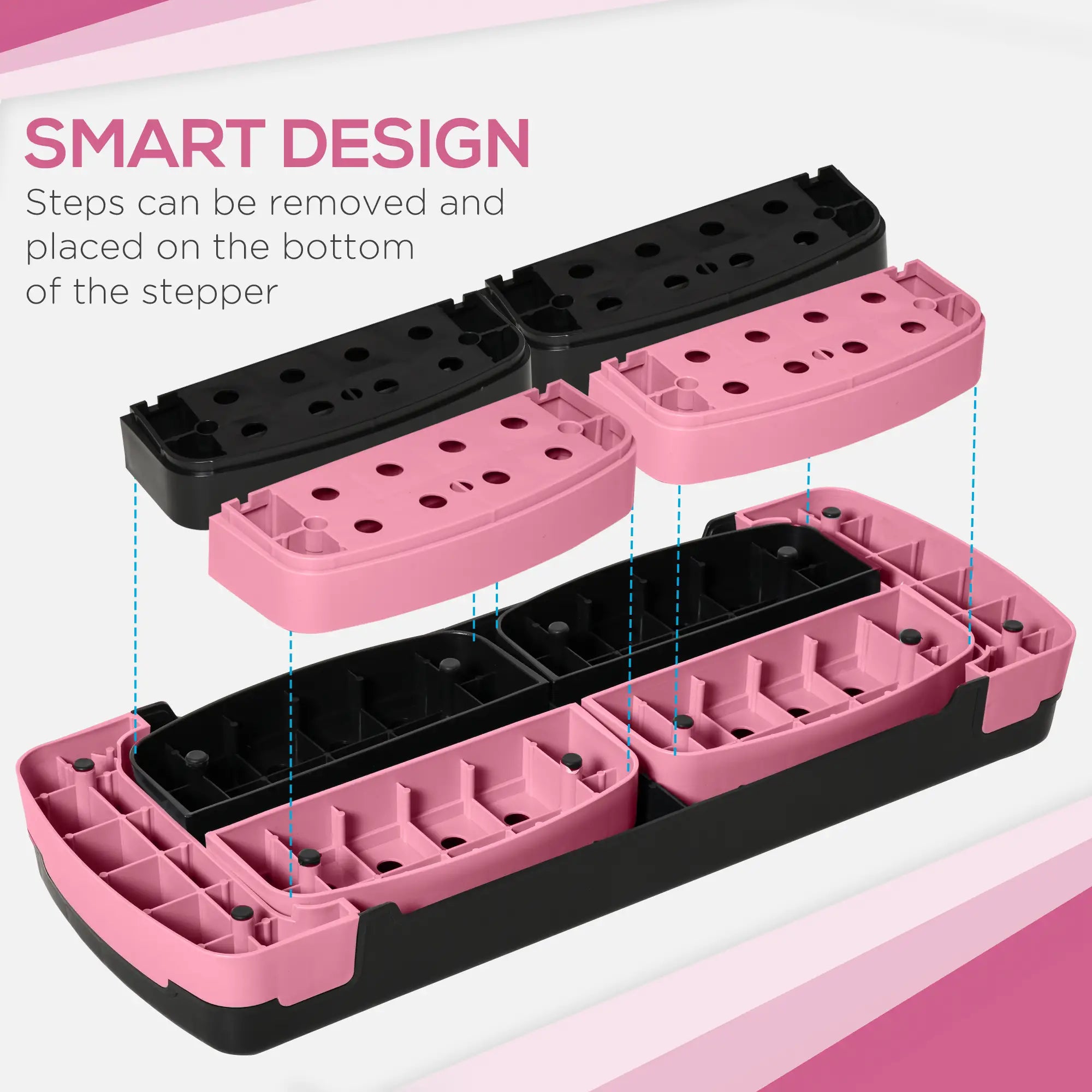Adjustable Aerobic Stepper, Exercise Platform, 4