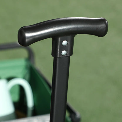 Folding Wagon Cart, Heavy Duty Outdoor Utility, Collapsible Garden Trolley, Steel Frame, Oxford Fabric Folding Garden Carts at Gallery Canada