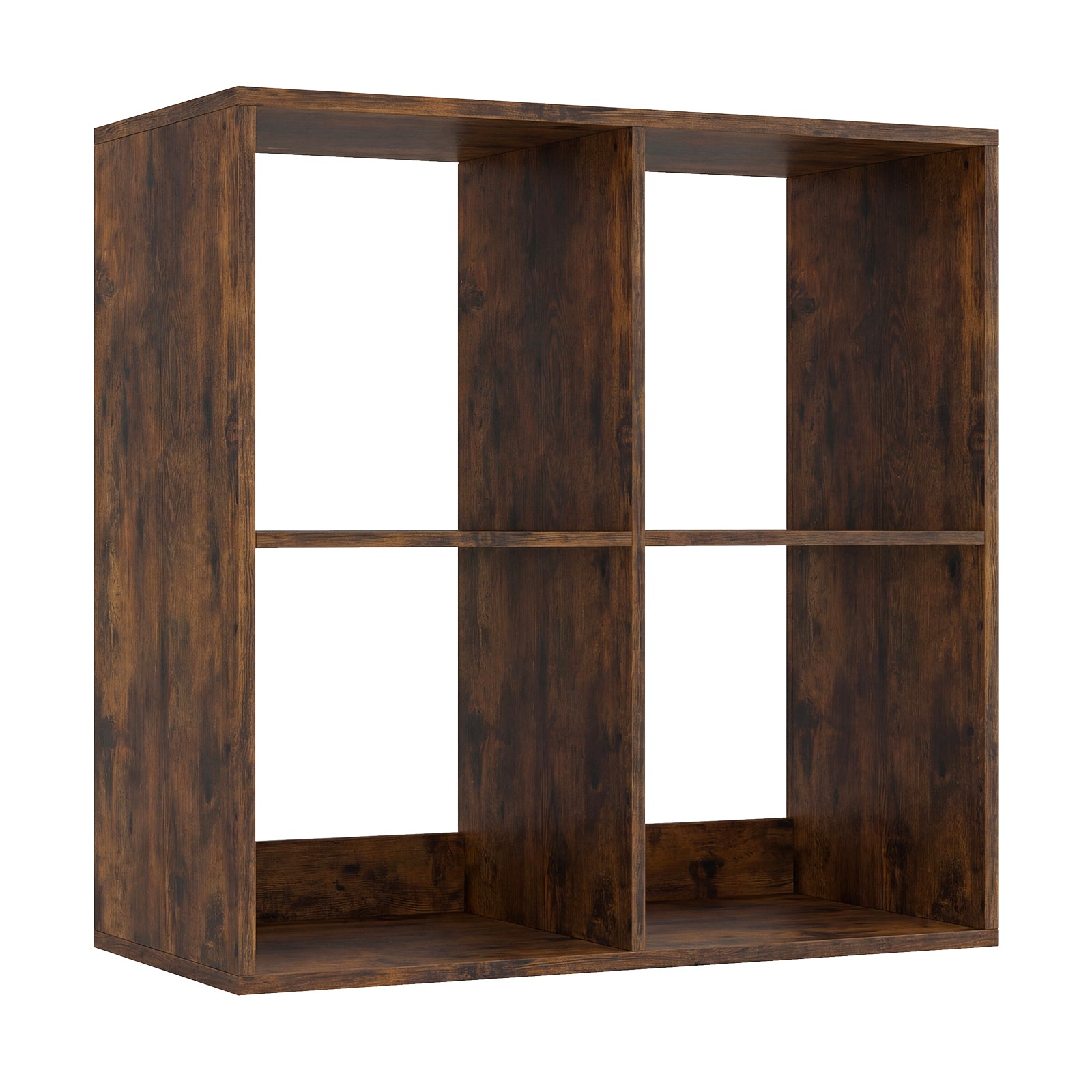 4 Cube Bookshelf With Back Guardrail, Coffee Bookcases at Gallery Canada