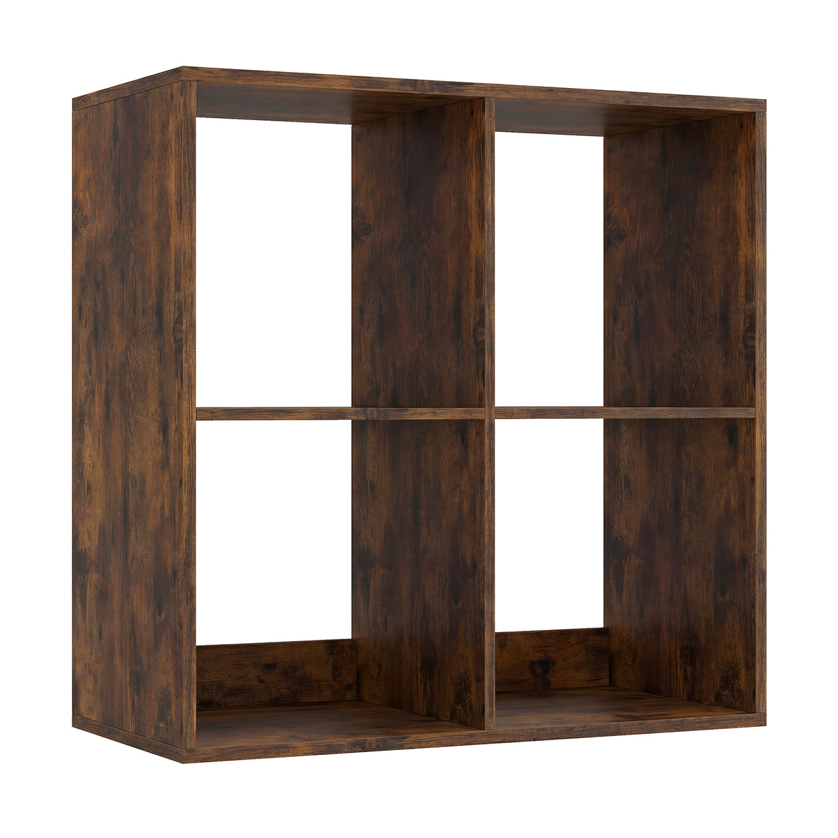 4 Cube Bookshelf With Back Guardrail, Coffee Bookcases at Gallery Canada