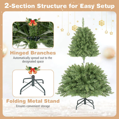 4 FT Artificial Christmas Tree, Easy Setup, Green Christmas Tree at Gallery Canada