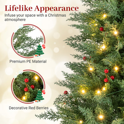 4 FT Pre-lit Christmas Trees, 70 Warm White LED Lights, 173 Tips, 2 Pack, Green Christmas Tree at Gallery Canada