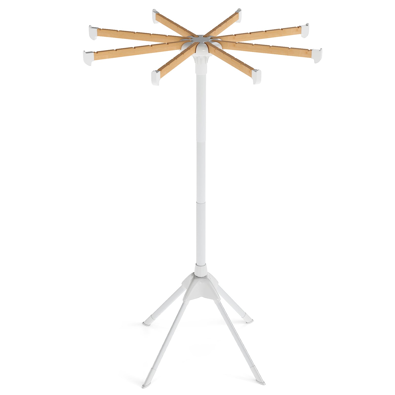 Foldable Clothes Drying Rack, 8 Bamboo Rods, 40 Hanger Slots Drying Racks at Gallery Canada