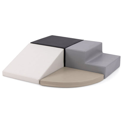 4-Piece Climb And Crawl Foam Block Play Set, Black Baby Gyms & Playmats at Gallery Canada