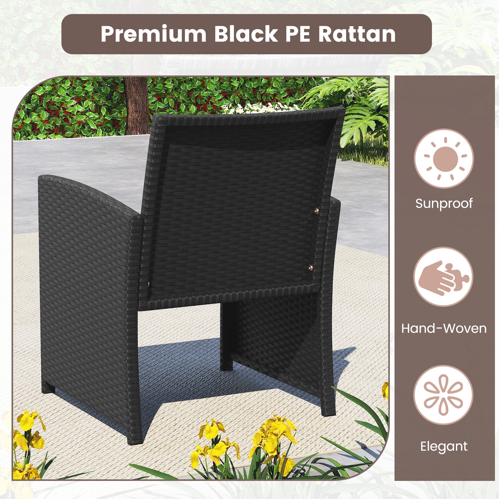 4 Piece Patio Set, Tempered Glass Tabletop, Removable Cushion, Turquoise Patio Conversation Sets at Gallery Canada