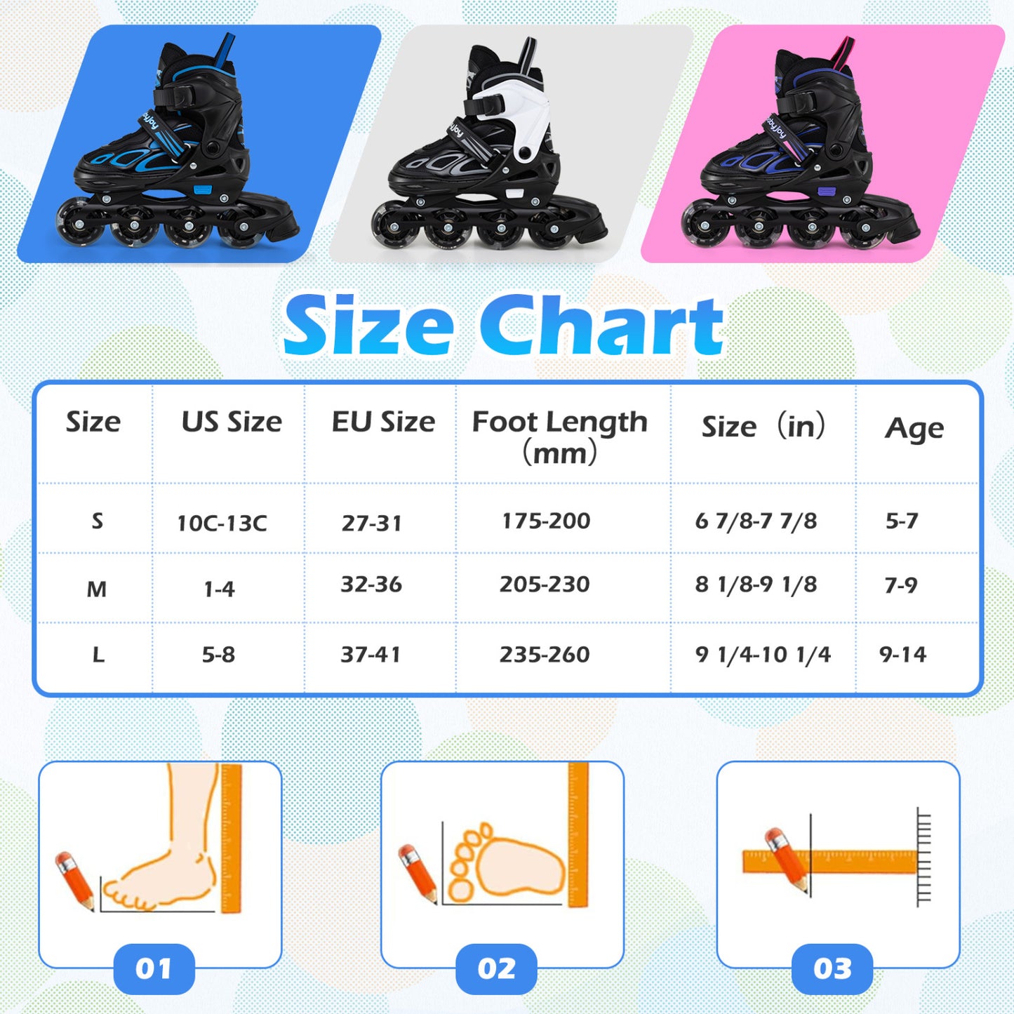 4 Sizes Adjustable Blade Roller with Light-up Wheels for Youth, Blue Toy Sports at Gallery Canada
