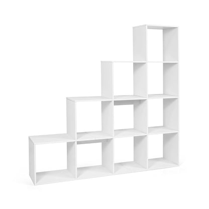 4-Tier Bookshelf With 2 Anti-Tipping Kits, White Bookcases at Gallery Canada