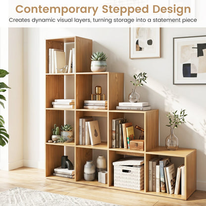 4-Tier Bookshelf, with Anti-Tipping Kits, Natural Bookcases at Gallery Canada