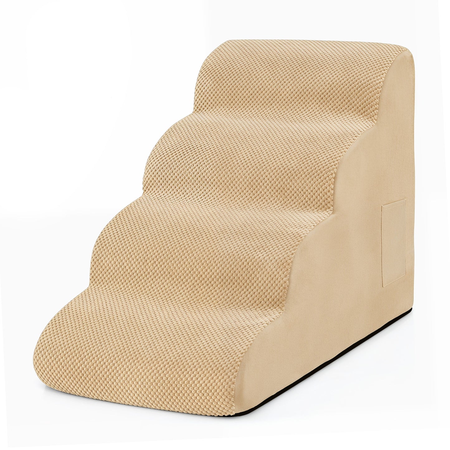 4-Tier Foam Dog Steps With Washable Cover, Beige Dog Supplies at Gallery Canada