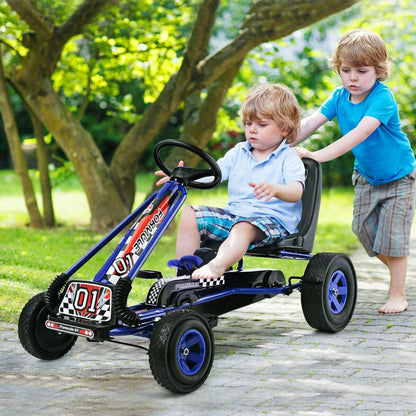 Kids Ride On Pedal Powered Bike Go Kart, Blue Powered Ride On Toys at Gallery Canada