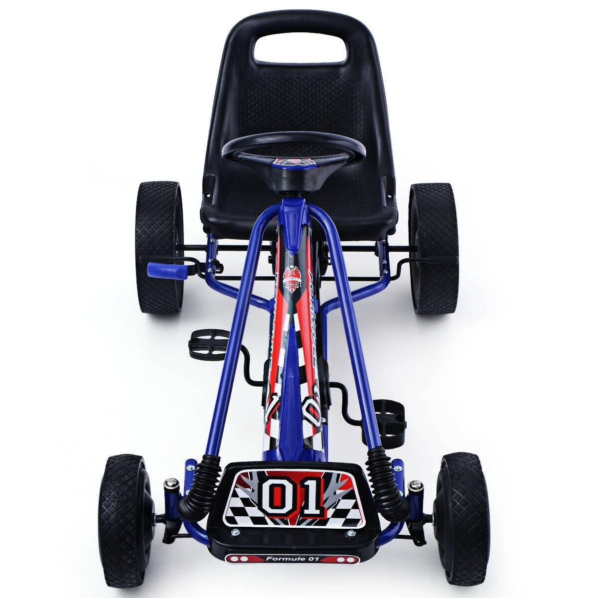 Kids Ride On Pedal Powered Bike Go Kart, Blue Powered Ride On Toys at Gallery Canada