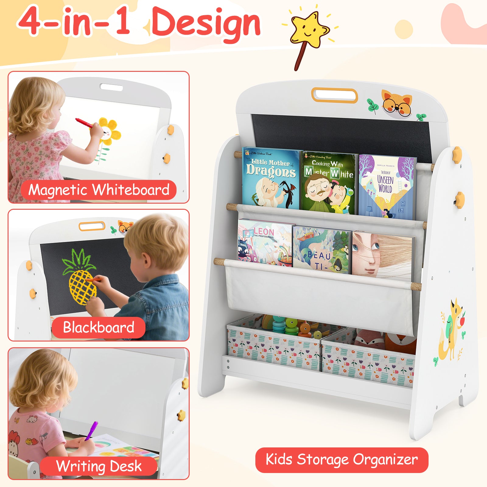 4-in-1 Kids Table And Chair Set, Natural Kids Table & Chair Sets at Gallery Canada