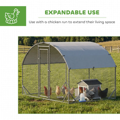 Wooden Chicken Coop With Nesting Box, Pull-Out Metal Tray, 36" x 25" x 27" Chicken Coops at Gallery Canada