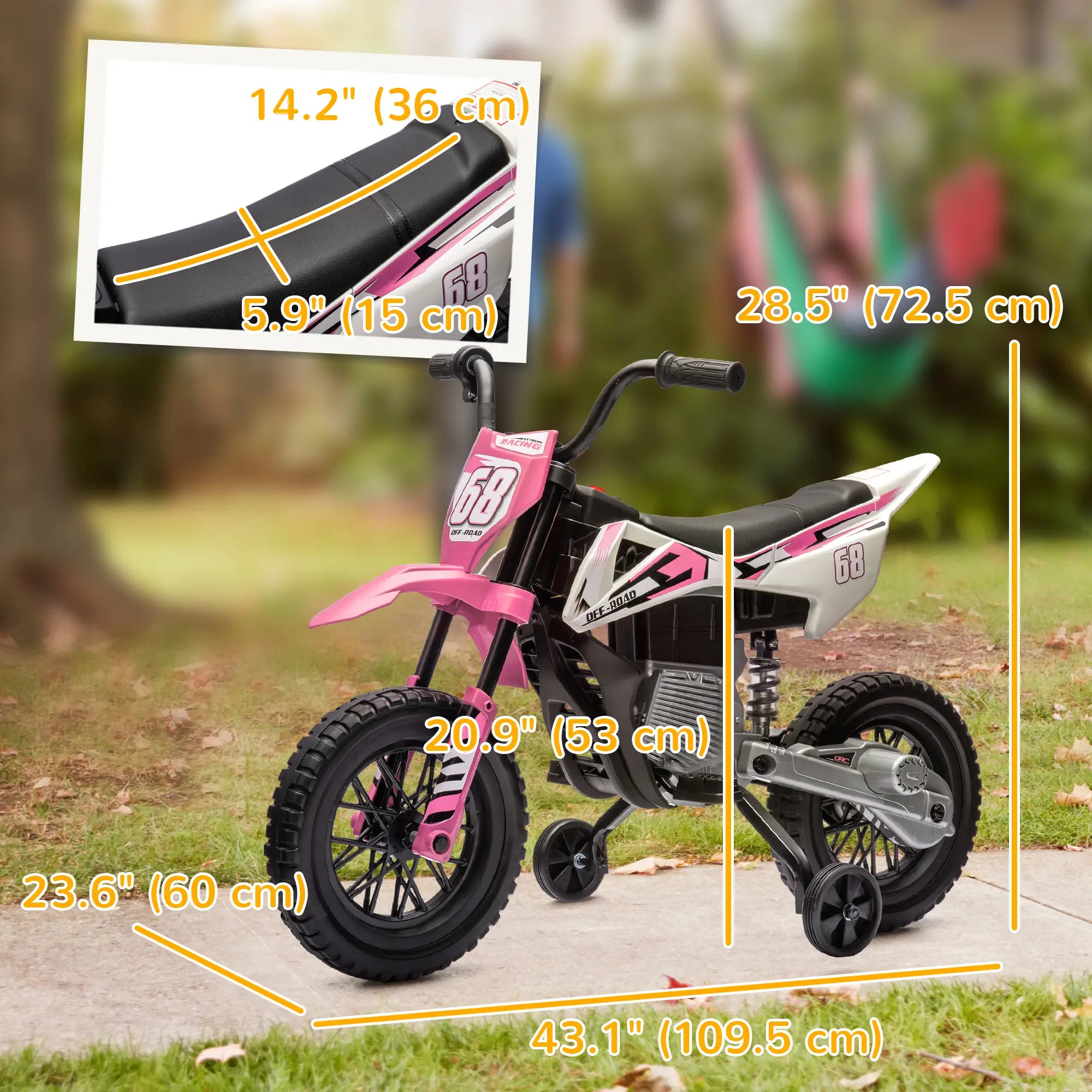 12V Kids Dirt Bike, Electric Motorcycle, Pink Electric Motorcycles at Gallery Canada